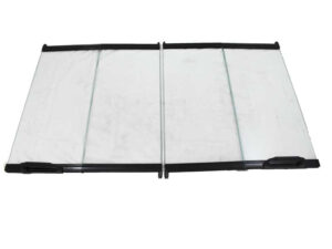 Heat N Glo, Heatilator & Majestic Bi-Fold Glass Doors with Black Trim (DM1036)