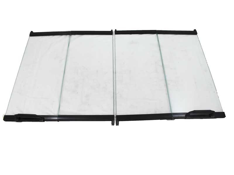 Heat N Glo, Heatilator & Majestic Bi-Fold Glass Doors with Black Trim (DM1036)