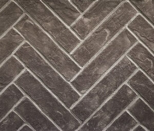 Heatilator CAL42 Herringbone Brick Refractory - Steely Gray (BRICK-42M-SG)