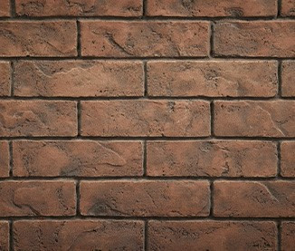 Heatilator 36" Caliber Traditional Brick Refractory - Weathered Brick (BRICK-36M-WB)