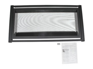 Heat N Glo, Heatilator and Majestic Clean Face Trim - Black (CFTF-36-BK)