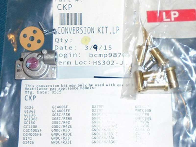 Heatilator Conversion Kit - LP (CKP)