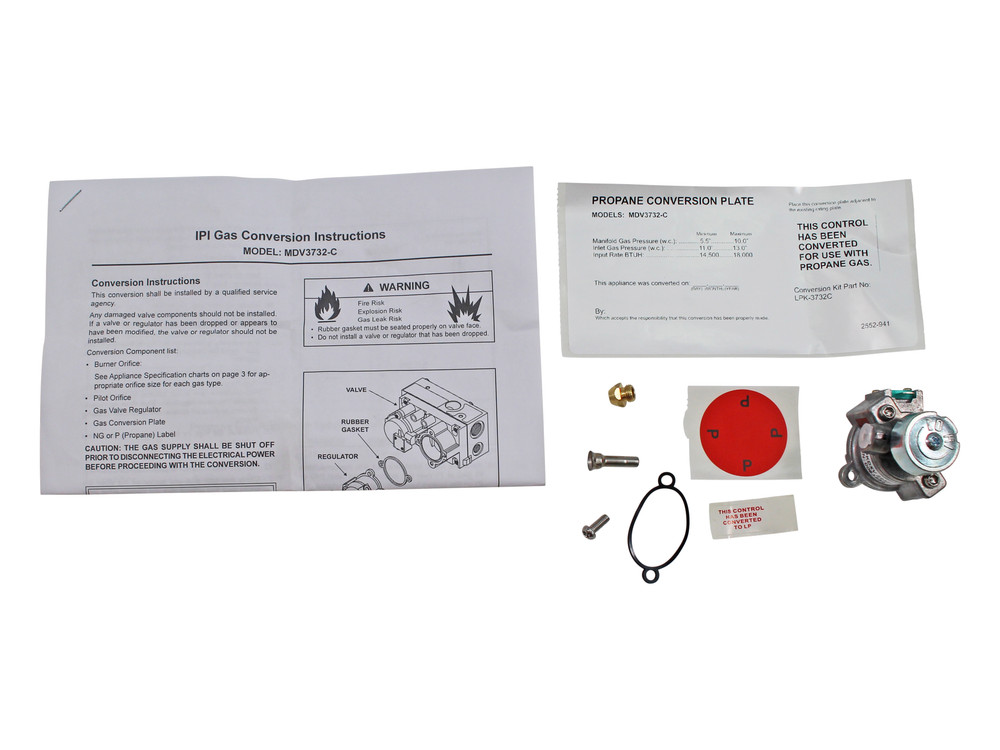 Heatilator MDV3732-B & MDV3732-C Conversion Kit - LP (LPK-3732C)