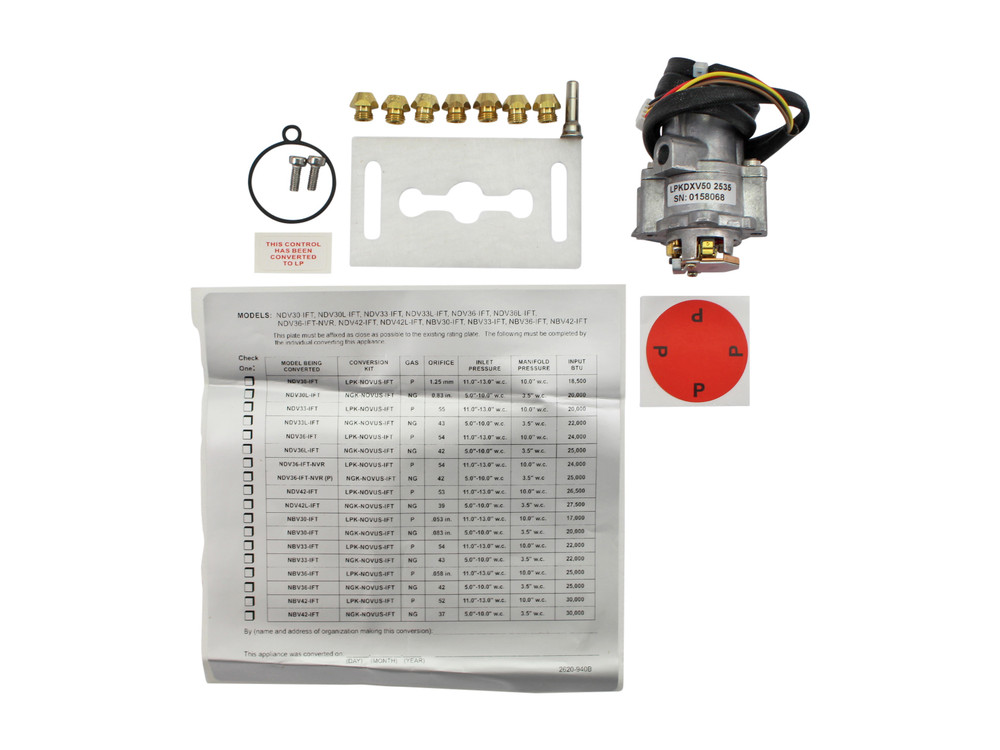 Heatilator Novus Conversion Kit - LP (LPK-NOVUS-IFT)