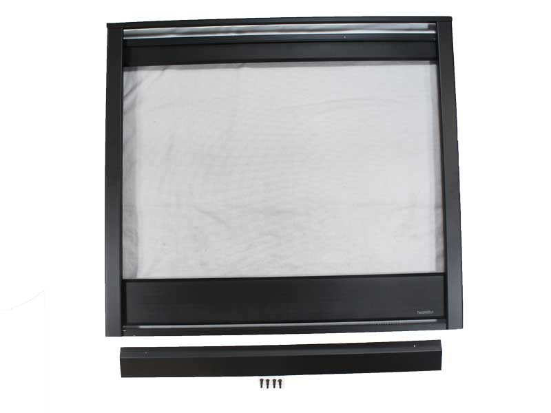 Heatilator Inside Fit Front with Screen - Simon (SIM-36C-BK)