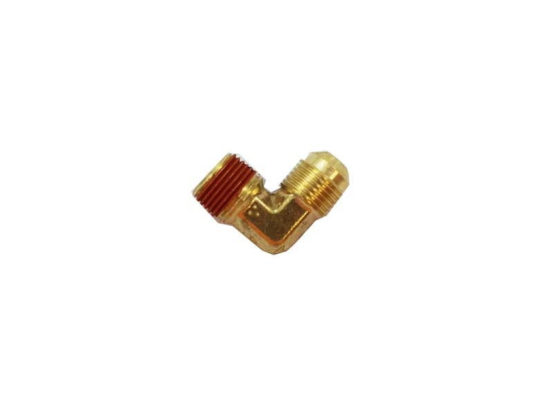 HHT Brass Connector - 3/8 Flare x 3/8 NPT Male Elbow (SRV4021-045)
